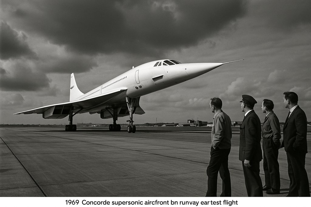 Concorde Makes Its First Supersonic Flight
