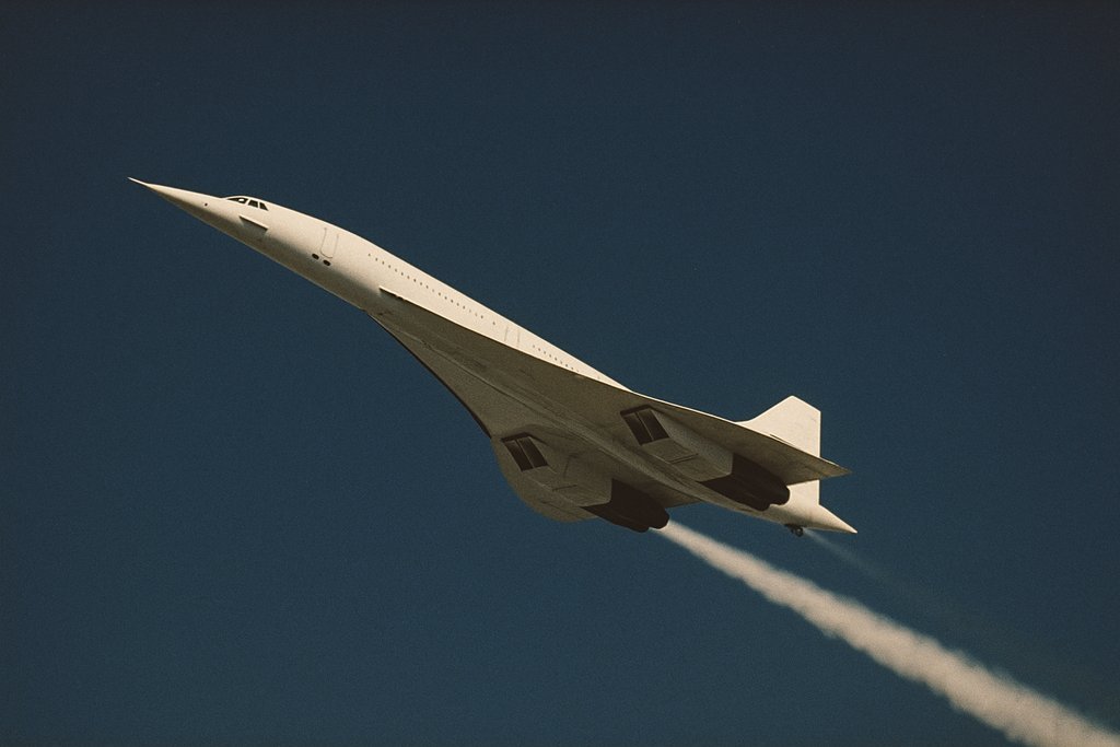 Concorde Makes Its First Supersonic Flight — detail