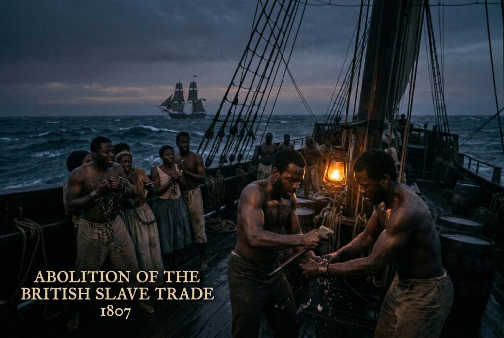 Britain Abolishes the Slave Trade — detail