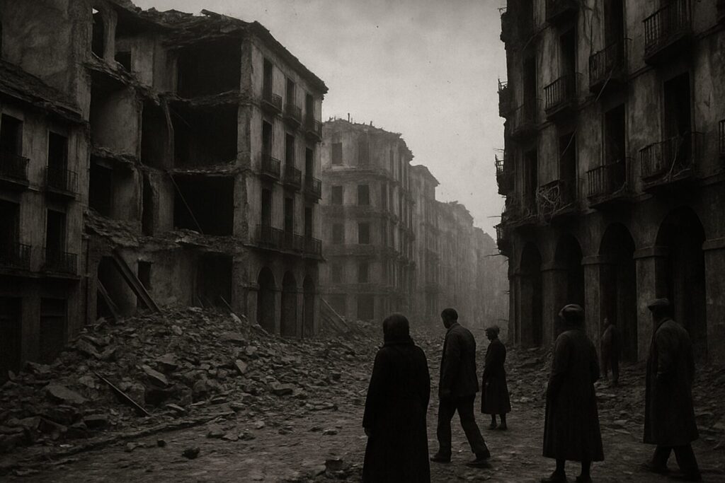 Fall of Madrid — End of the Spanish Civil War — detail