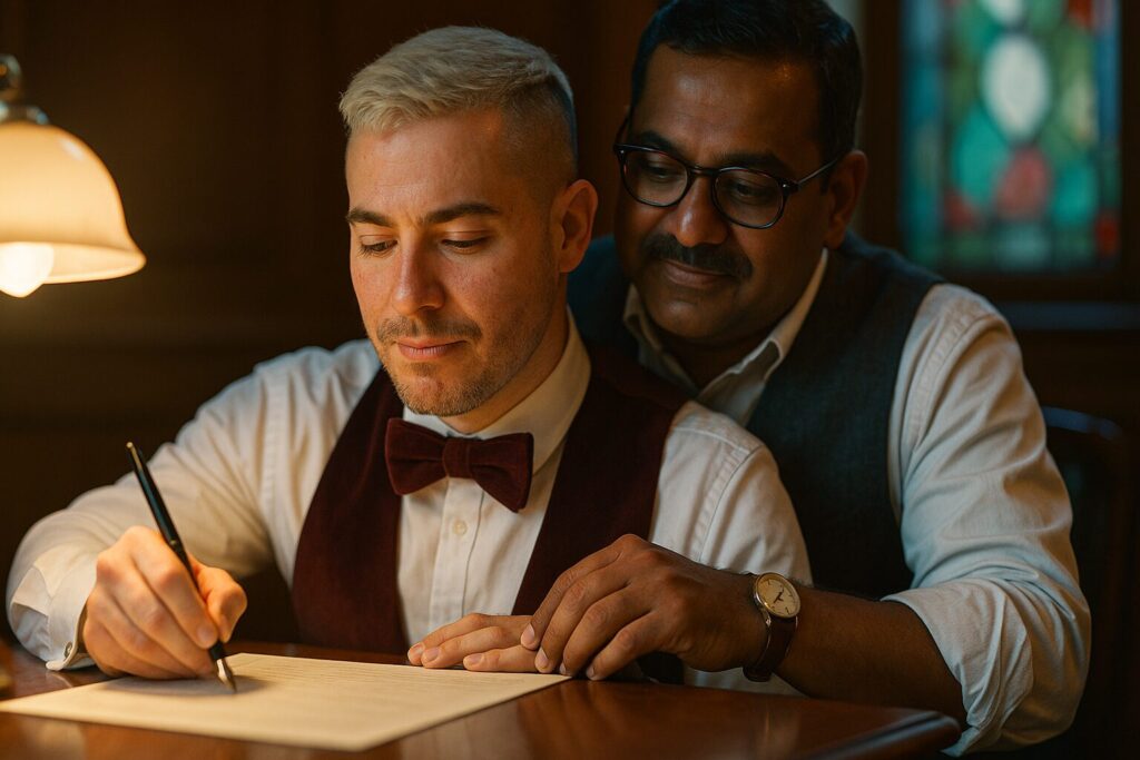 Same-Sex Marriage Legalized in England and Wales — detail