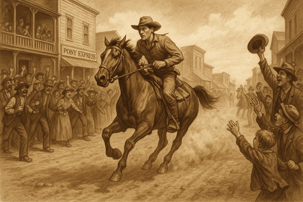 Pony Express Begins Its First Run