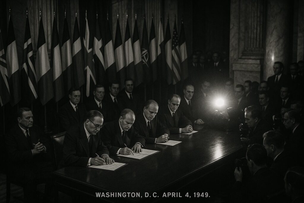 NATO Founded — Twelve Nations Sign the North Atlantic Treaty