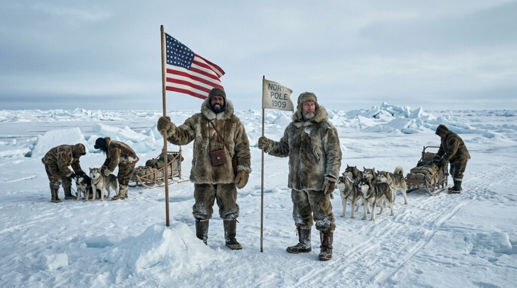 Peary and Henson Reach the North Pole