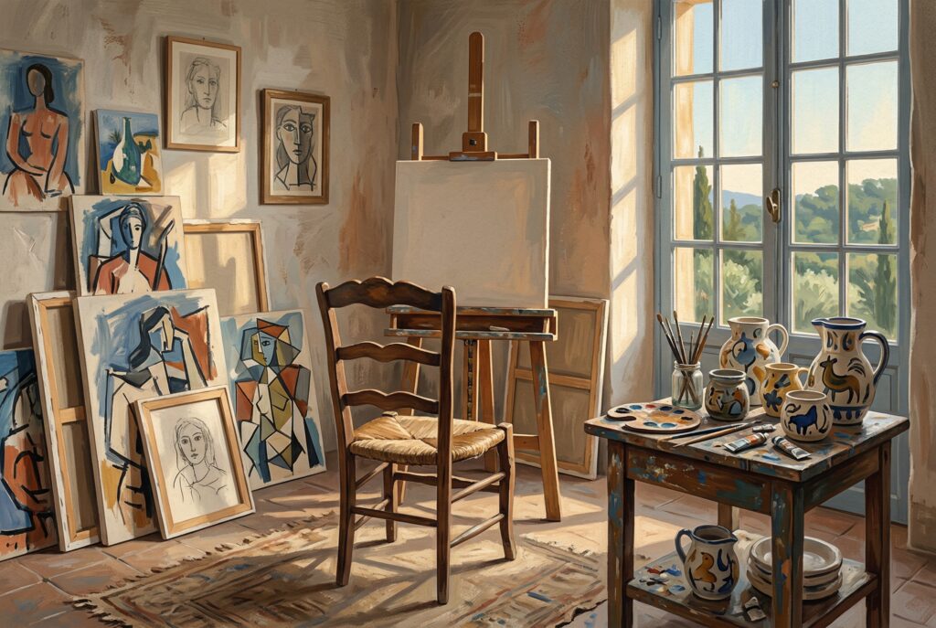 Pablo Picasso Dies in France — detail