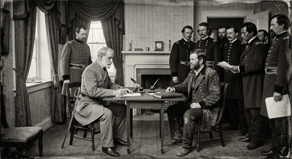 Lee Surrenders at Appomattox