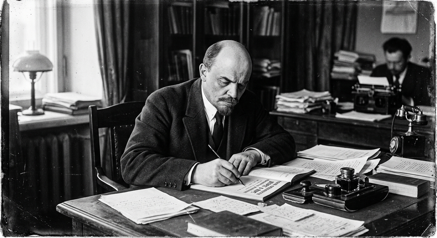 Lenin Returns to Petrograd from Exile — detail