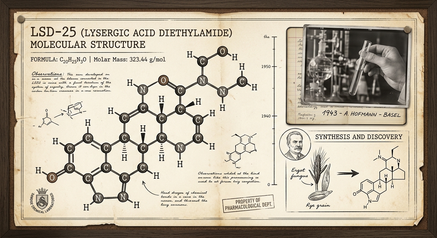 Albert Hofmann First Experiences LSD’s Effects — detail