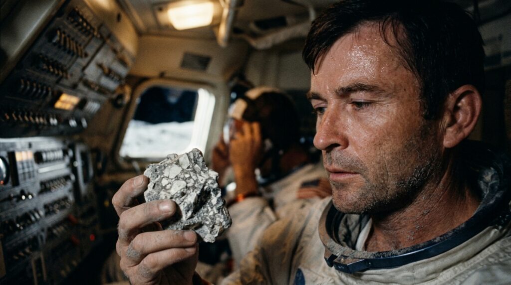 Apollo 16 Explores the Lunar Highlands — detail