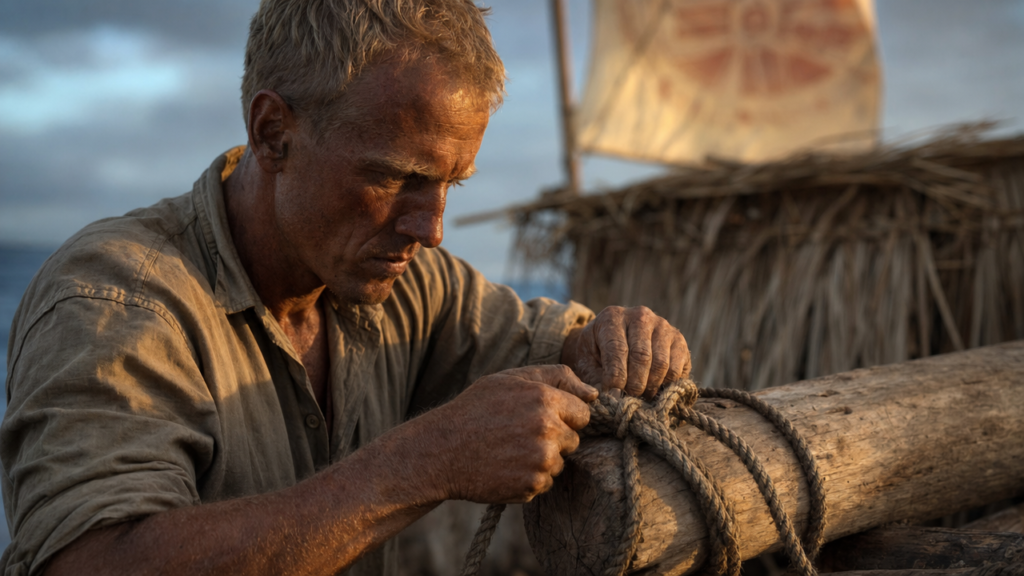 Thor Heyerdahl's Kon-Tiki Expedition — detail