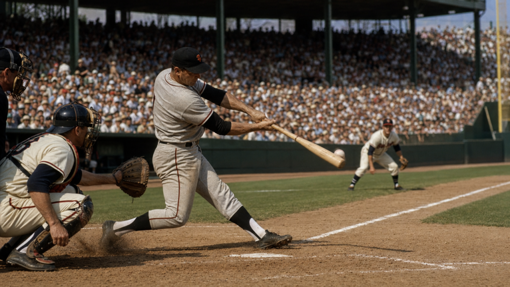 Willie Mays Hits Four Home Runs in a Single Game