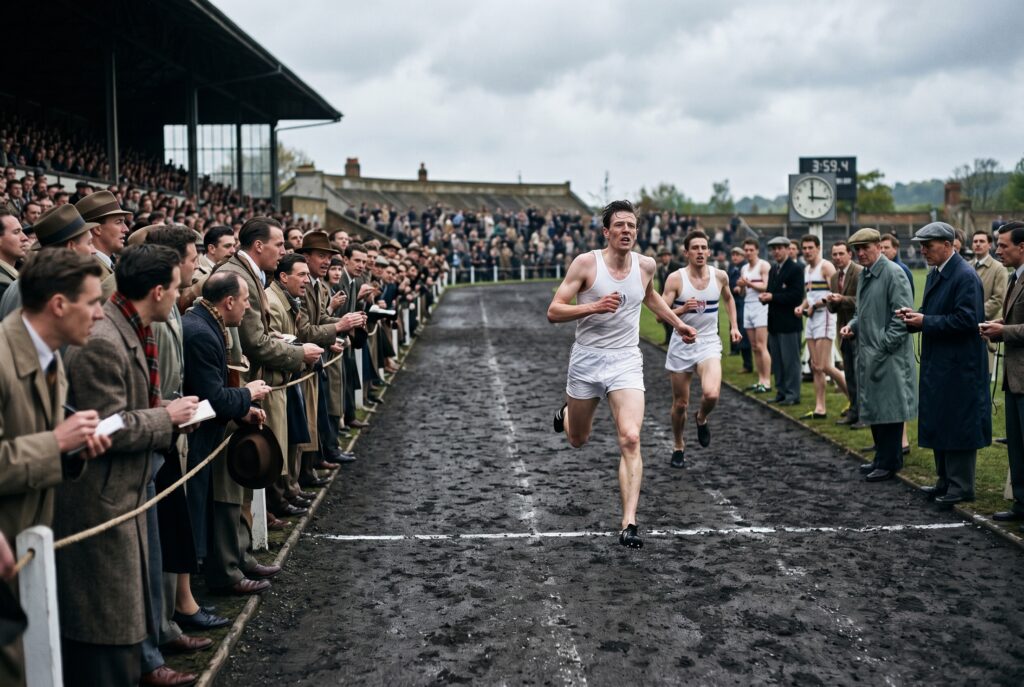 Roger Bannister Breaks the Four-Minute Mile