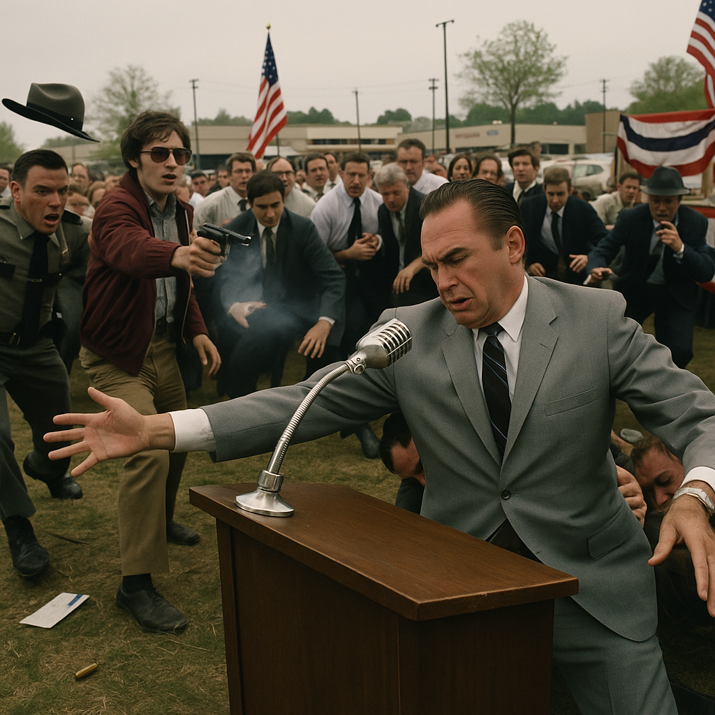 George Wallace Shot and Paralyzed at Campaign Rally