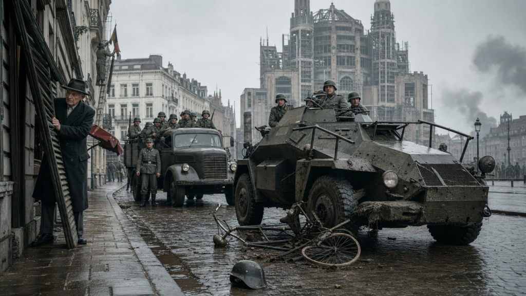 Nazi Germany Occupies Brussels, Belgium