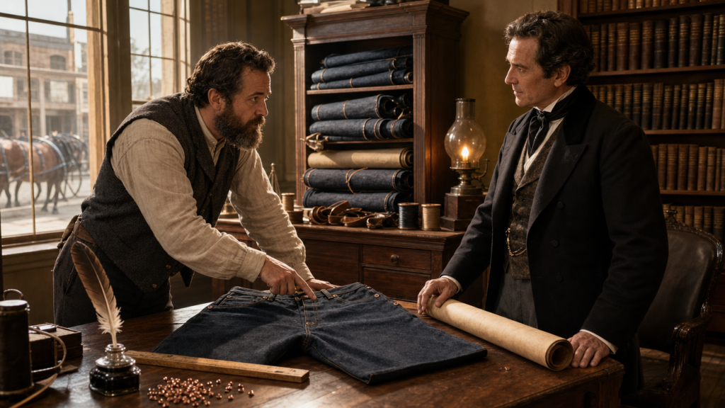 Patent for Riveted "Waist Overalls" – First Blue Jeans