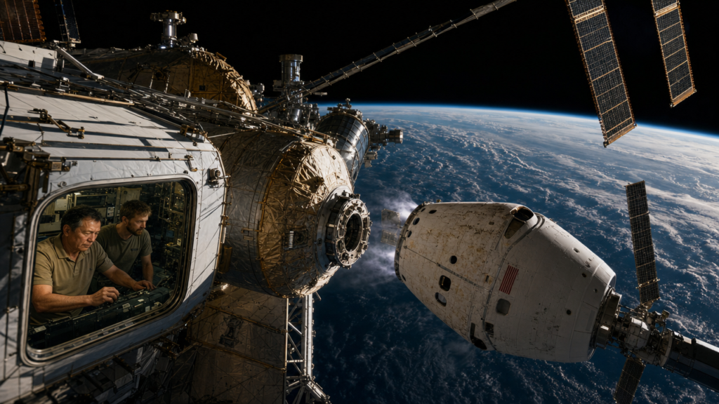 SpaceX Dragon Docks with ISS