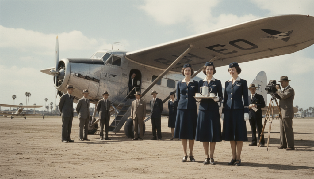 First Airline Stewardess