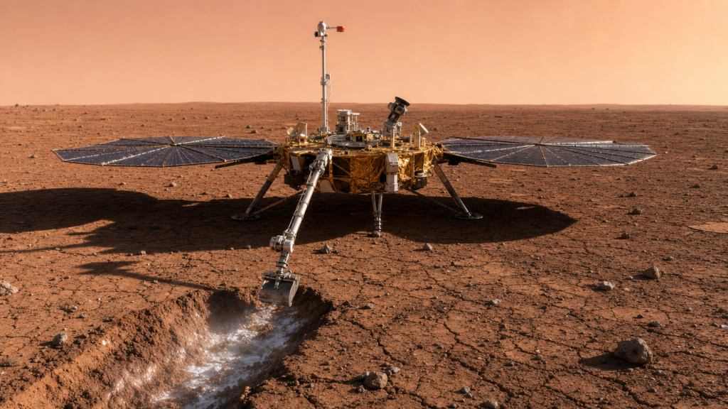 Phoenix Mars Lander Confirms Water Ice