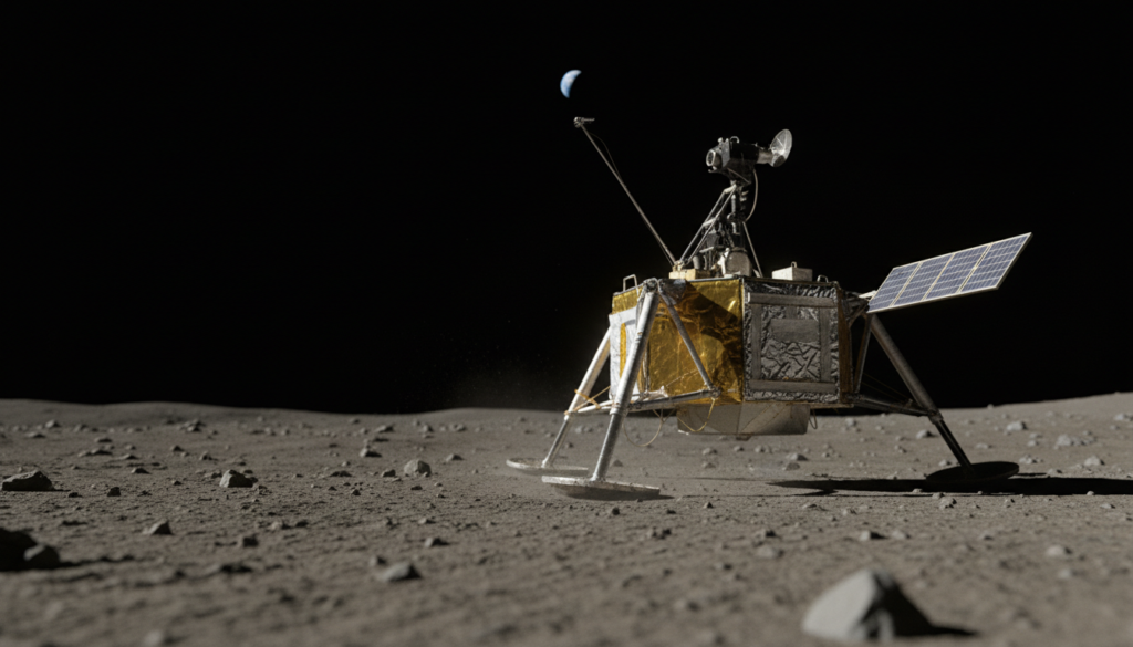 Surveyor 1 Lands on the Moon