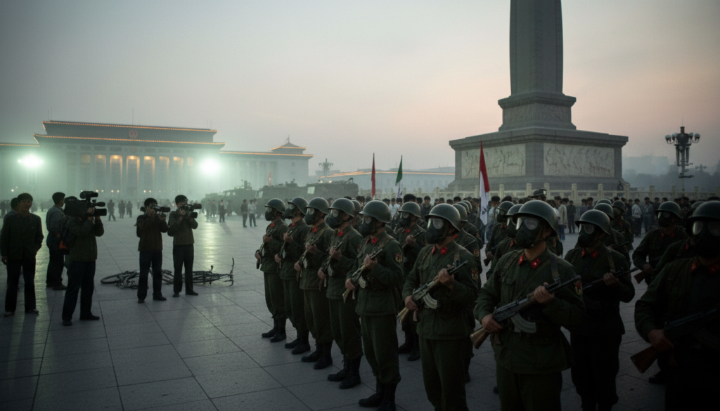 Tiananmen Square Protests and Military Response (1989)