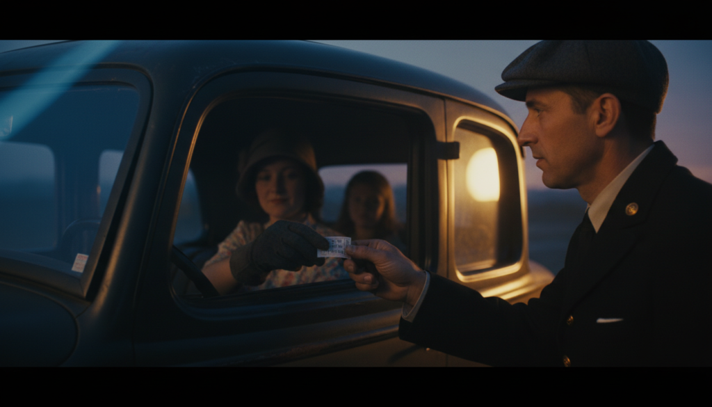 First Drive-In Movie Theater Opens — detail