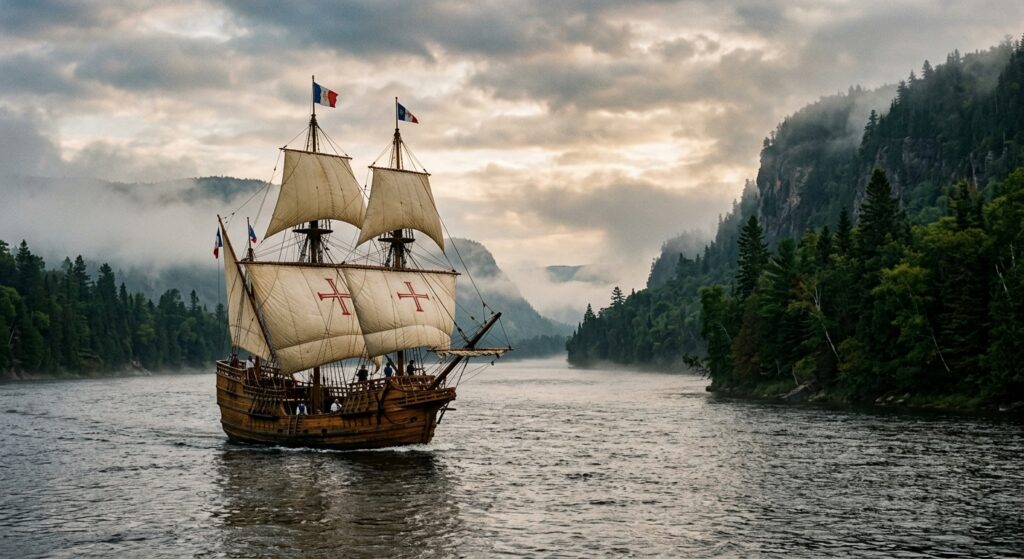 Jacques Cartier Maps the Saint Lawrence River