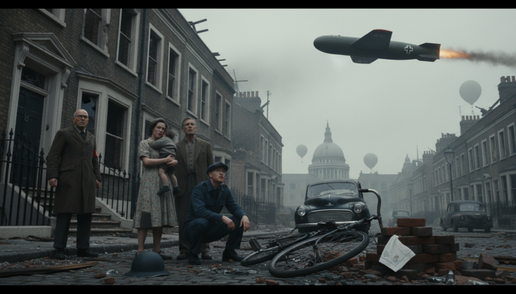 First V-1 Flying Bomb Attacks on London