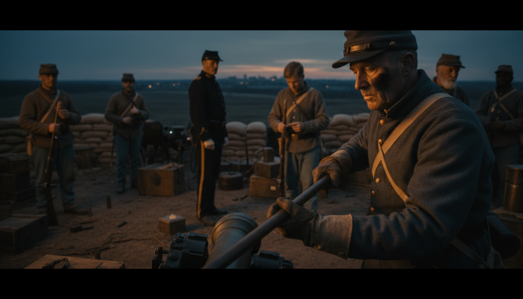 The Siege of Petersburg Begins — detail