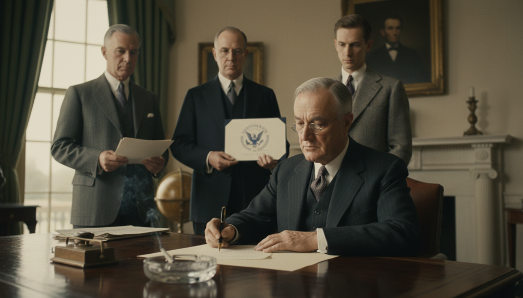 Franklin D. Roosevelt Signs the National Industrial Recovery Act