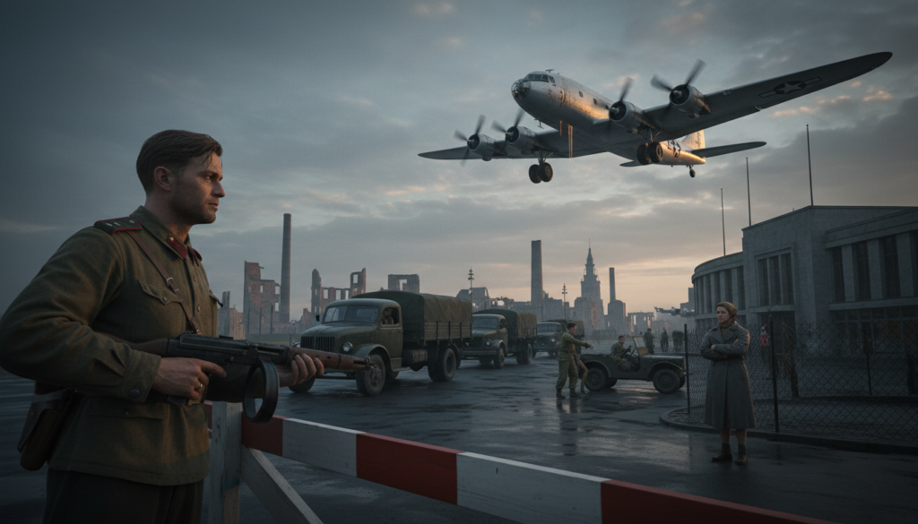 Berlin Blockade Begins