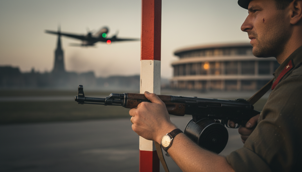 Berlin Blockade Begins — detail