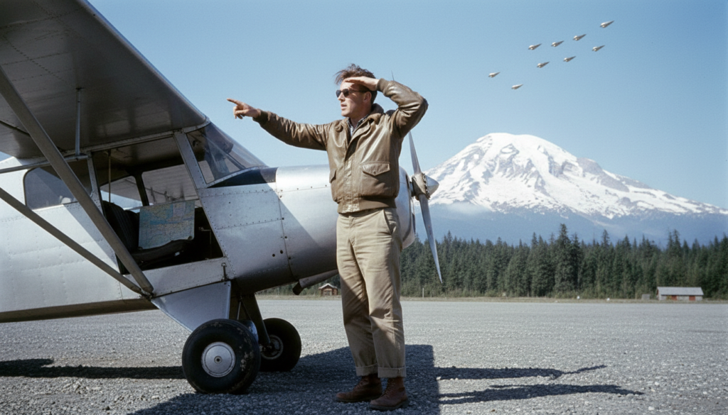 Kenneth Arnold’s Flying Saucer Sighting