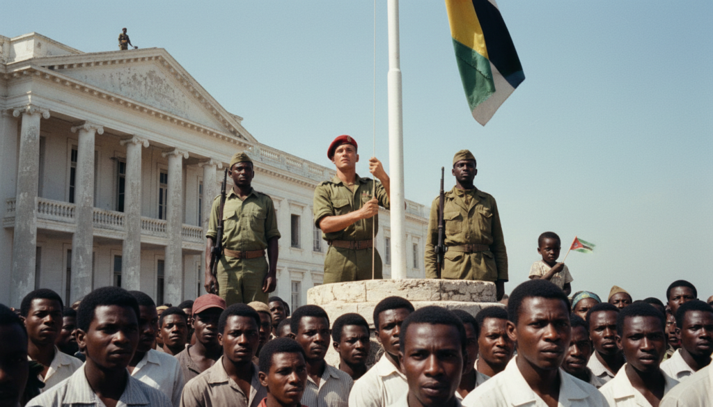 Mozambique Gains Independence from Portugal