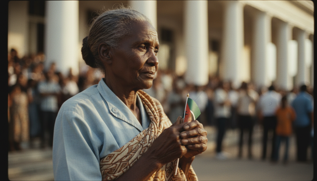 Mozambique Gains Independence from Portugal — detail