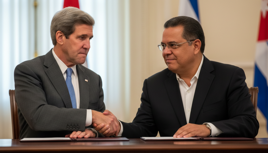 U.S.-Cuba Diplomatic Relations Restored — detail