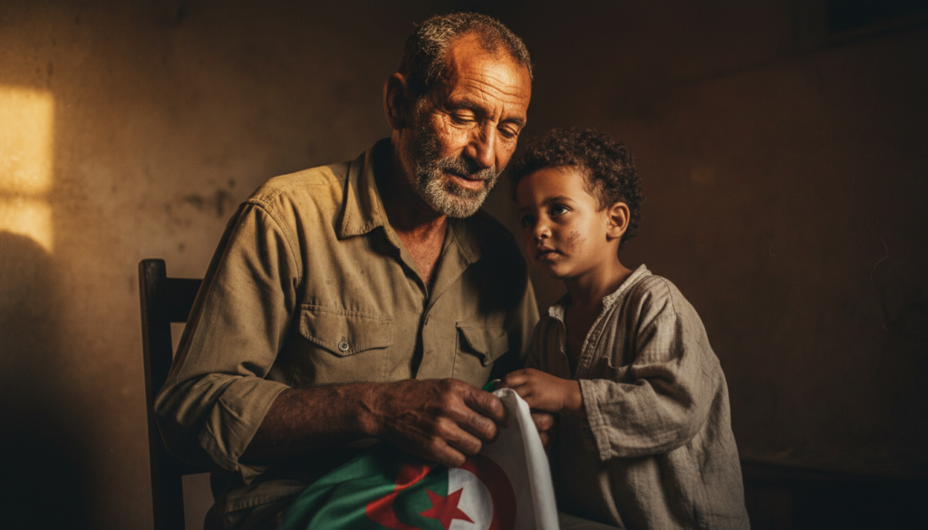 Algeria Declares Independence from France — detail