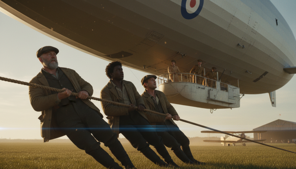 British Airship R34 Completes First East-to-West Atlantic Crossing