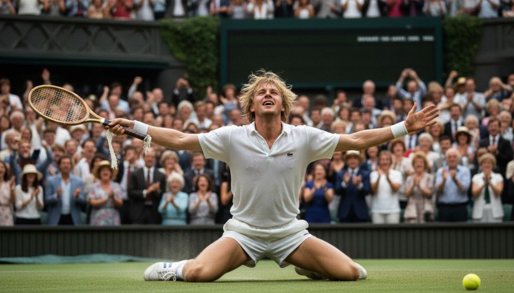 Boris Becker Wins Wimbledon
