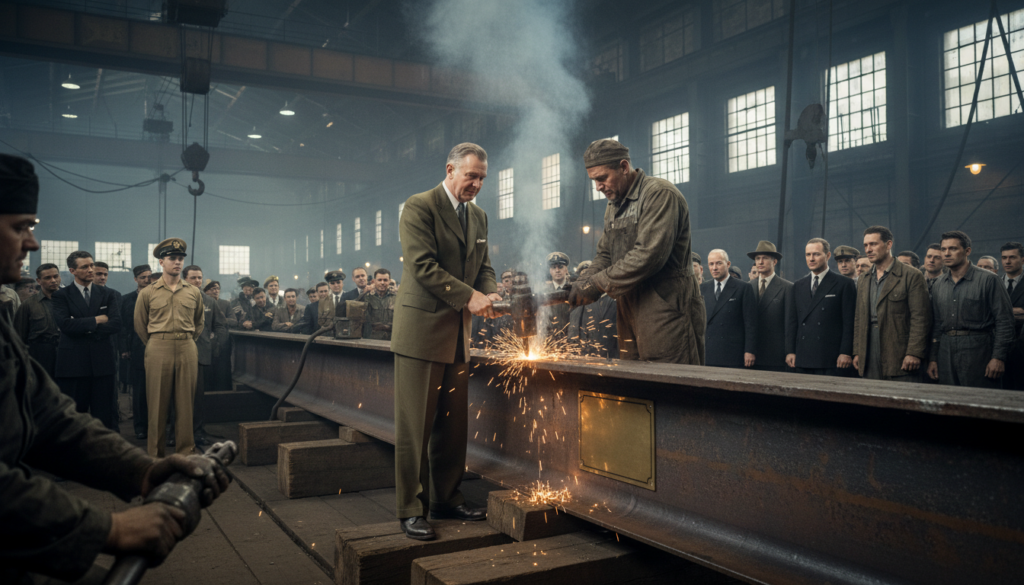 Keel of the USS Nautilus Laid