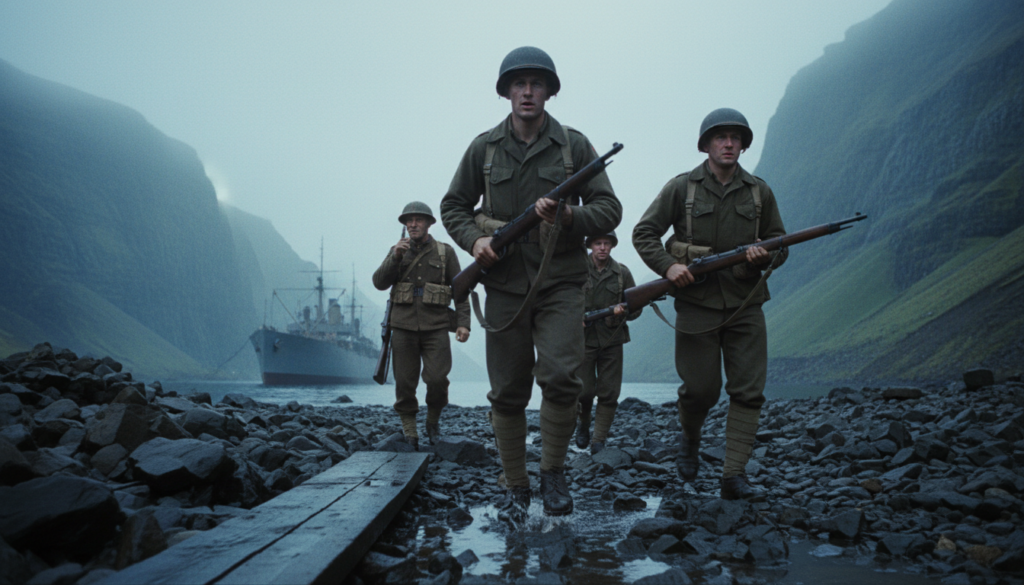 United States Marines Land in Iceland