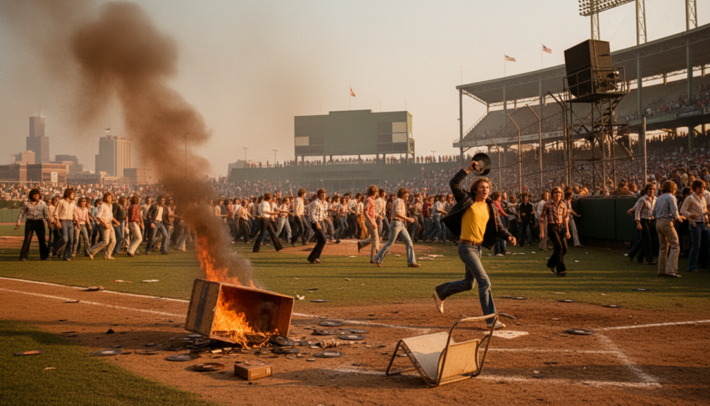 Disco Demolition Night Causes Riot