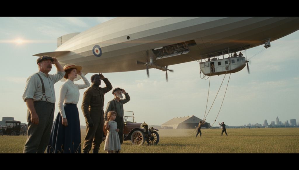 British Airship R34 Completes First East-West Transatlantic Flight