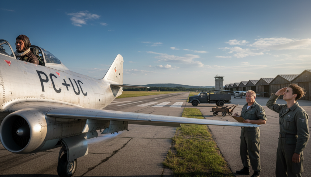 First Test Flight of the Messerschmitt Me 262