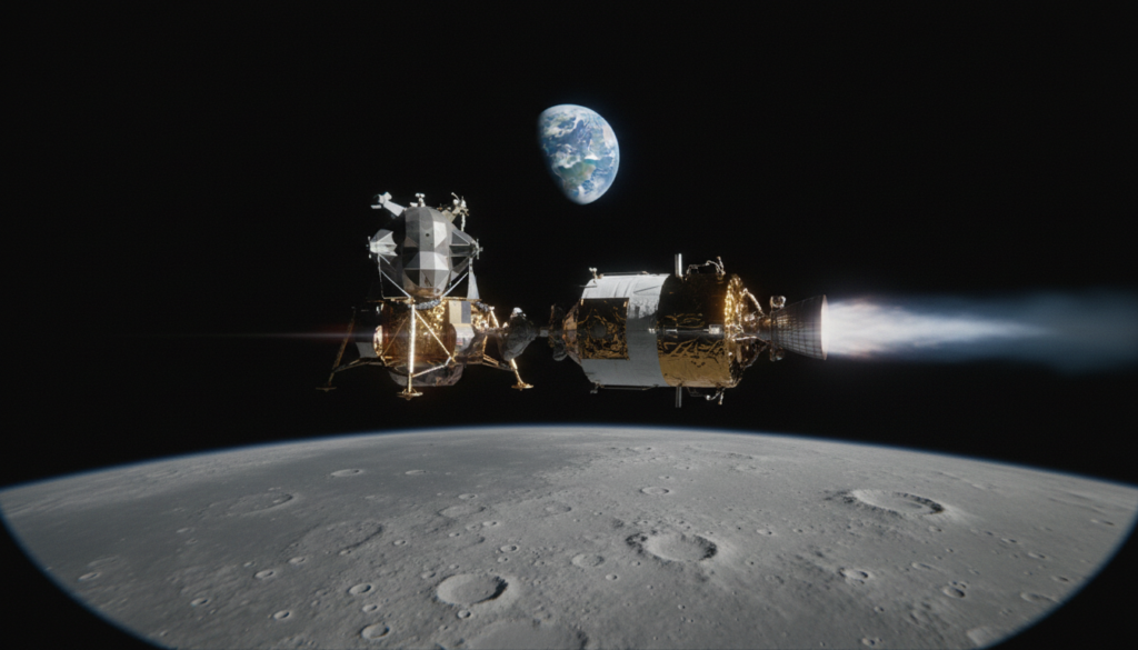 Apollo 11 Lunar Orbit Insertion