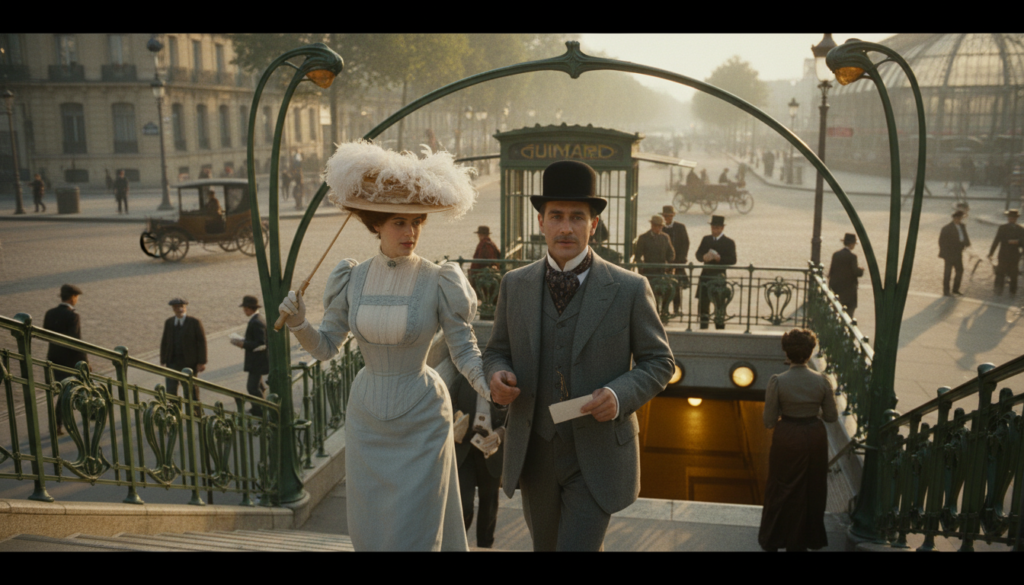 The Opening of the Paris Métro