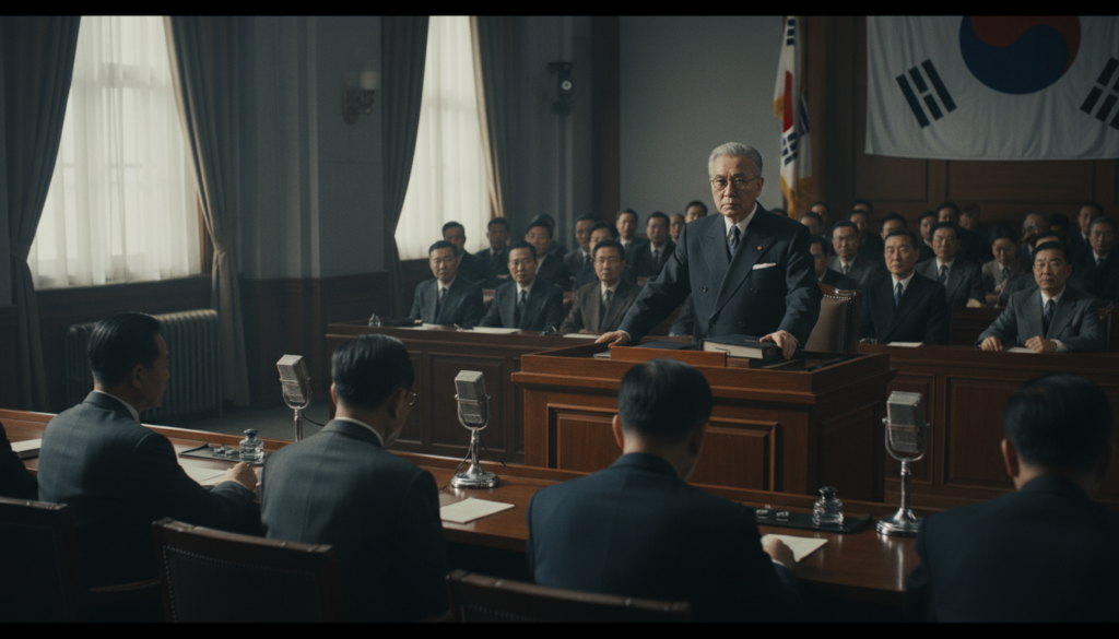 Syngman Rhee Elected First President of South Korea