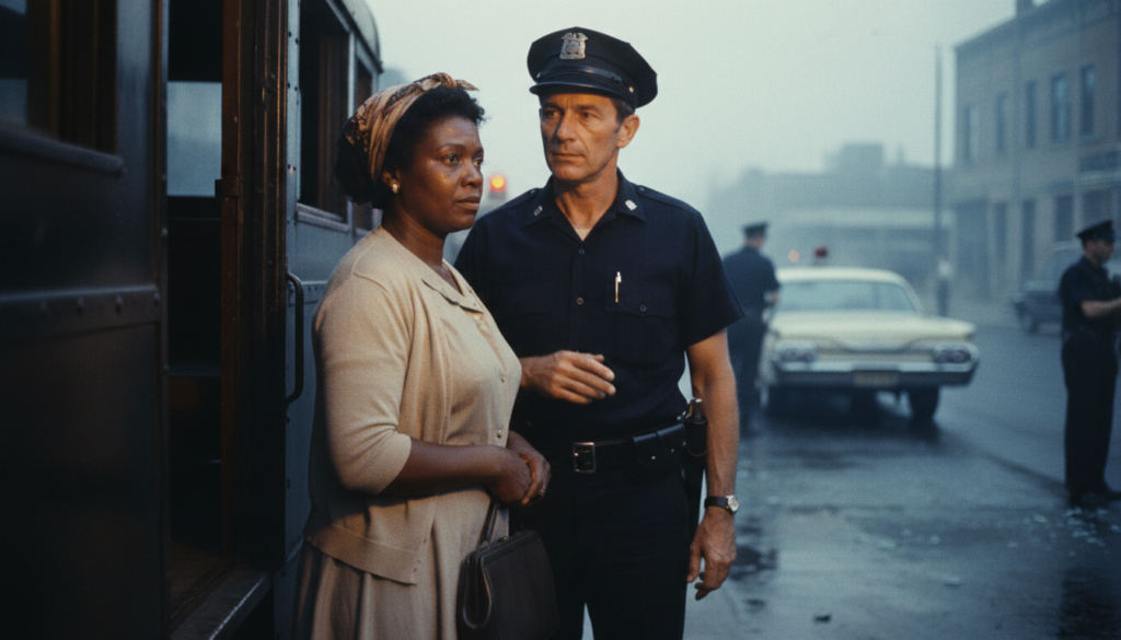 Detroit Riot Begins — detail