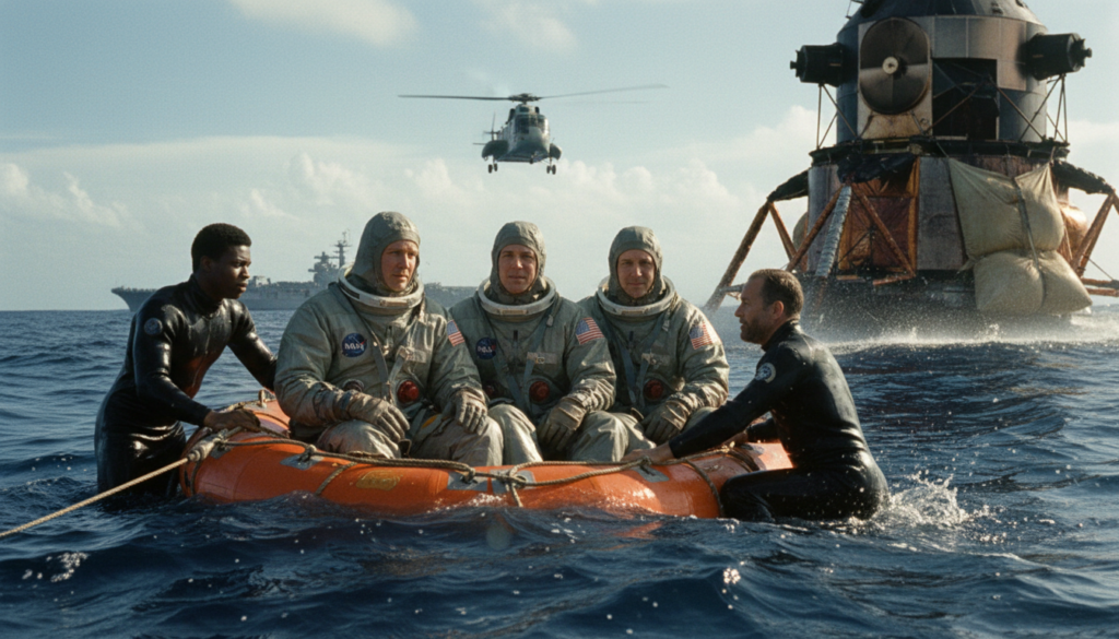 Apollo 11 Returns to Earth