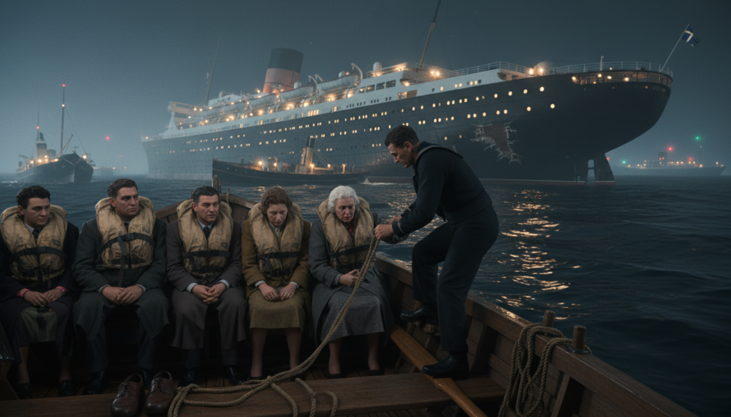 Andrea Doria Collides with Stockholm