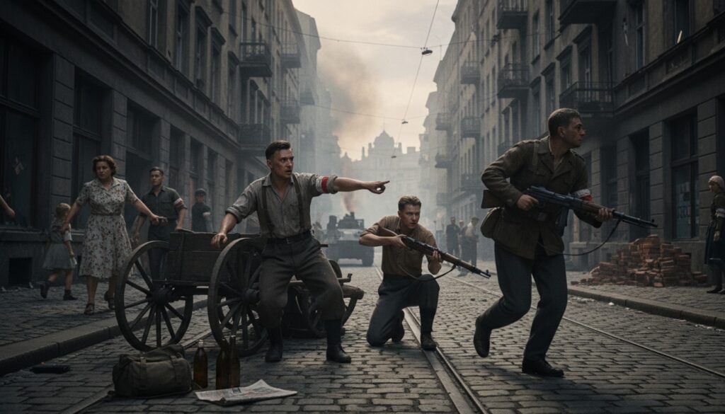 Warsaw Uprising Begins. The Polish Home Army launched an uprising against German occupation as Soviet forces approached Warsaw